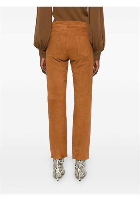 Cognac brown Paso trousers Blazé Milano - women BLAZÉ MILANO | PTVLE01VIVM006